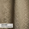 JacquardCurtains Urban Lattice, Moss