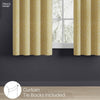 Poly Cotton JacquardCurtains Lemon Vine Weave, Lemon