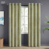 Poly Cotton JacquardCurtains Olive Grove, Olive