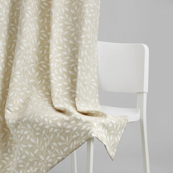 JacquardCurtain Silken Branch, Fawn