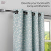 JacquardCurtain Ocean Breeze, Aqua
