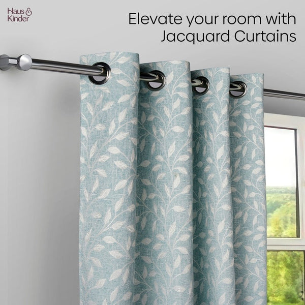 JacquardCurtain Ocean Breeze, Aqua