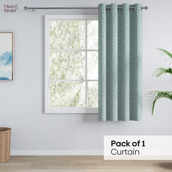 JacquardCurtain Ocean Breeze, Aqua