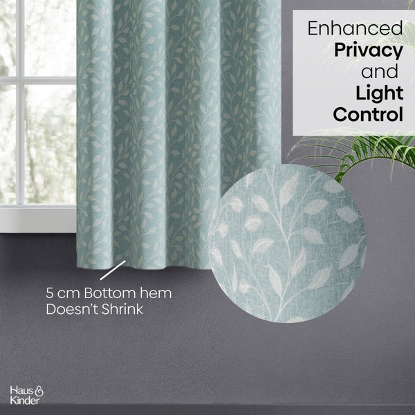 JacquardCurtain Ocean Breeze, Aqua