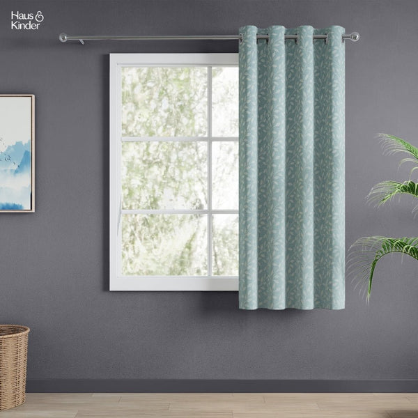 JacquardCurtain Ocean Breeze, Aqua