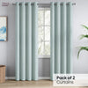 Jacquard Curtains Glittering Fern, Aqua