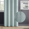 Jacquard Curtains Glittering Fern, Aqua