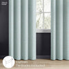 Jacquard Curtains Glittering Fern, Aqua