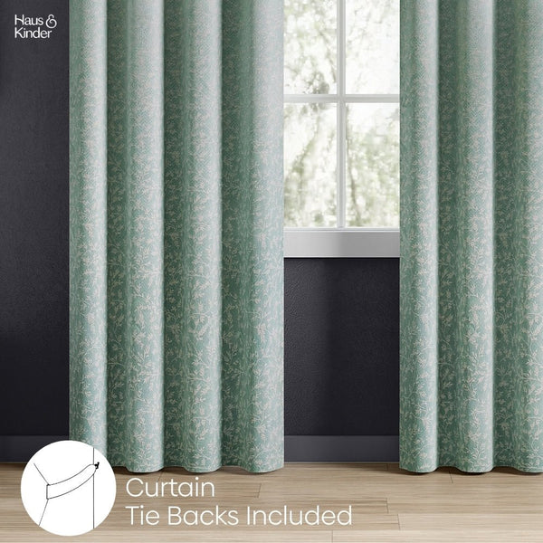 JacquardCurtains Ivy Breeze, Forest