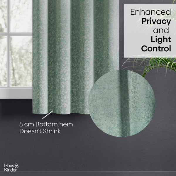 JacquardCurtains Ivy Breeze, Forest