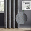 JacquardCurtains Misty Fern Powder, Blue