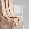 Poly Cotton JacquardCurtain Rustic Vine, Peach