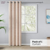 Poly Cotton JacquardCurtain Rustic Vine, Peach