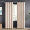 Poly Cotton JacquardCurtain Rustic Vine, Peach