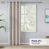 Poly Cotton JacquardCurtain Woodland Trail, Cadbury