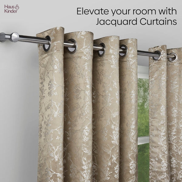 JacquardCurtains Timeless grace, Stone