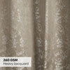 JacquardCurtains Timeless grace, Stone