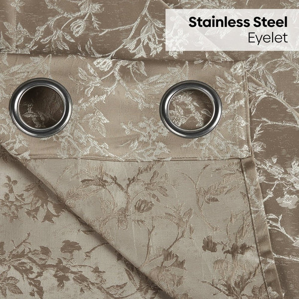 JacquardCurtains Timeless grace, Stone
