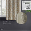 JacquardCurtains Timeless grace, Stone