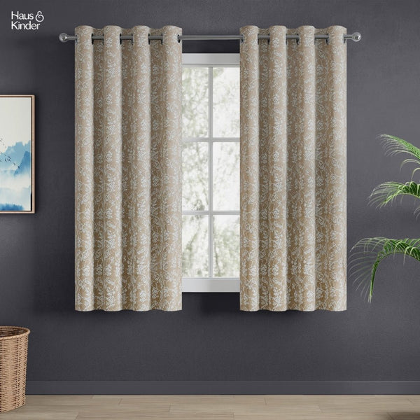 JacquardCurtains Timeless grace, Stone