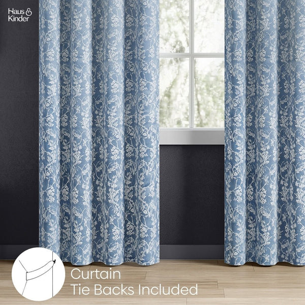 JacquardCurtains Evening Grace, Grey