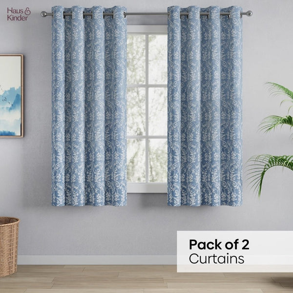 JacquardCurtains Evening Grace, Grey