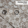 JacquardCurtains MoonlaceDrape, Stone