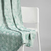 JacquardCurtains Mint Fleur Drape, Mint