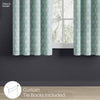 JacquardCurtains Mint Fleur Drape, Mint