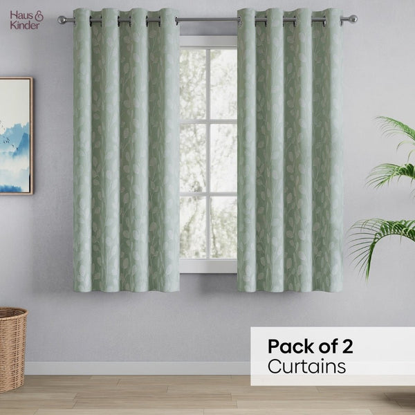 Polyester JacquardCurtains Mint steam, Mint