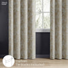 JacquardCurtains Ashwood Bloom, Stone