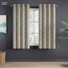 JacquardCurtains Ashwood Bloom, Stone