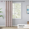 Poly Cotton Digital Printed Curtain Heritage Medallion, Multi
