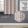 Poly Cotton Digital Printed Curtain Heritage Medallion, Multi
