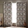 Soft Botanica Cotton Printed Pack Of 2 Curtain, Multicolor