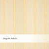 Feather Fringe Sheer Printed Pack Of 1 Curtain, Butter Yellow