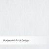 Textured Prism Embroidered Sheer Door Curtain - White