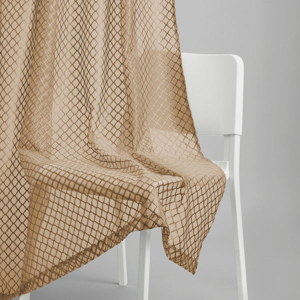 Polyester JacquardCurtains Sandstone Weave, Gold