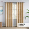 Polyester JacquardCurtains Sandstone Weave, Gold