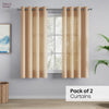 Polyester JacquardCurtains Sandstone Weave, Gold