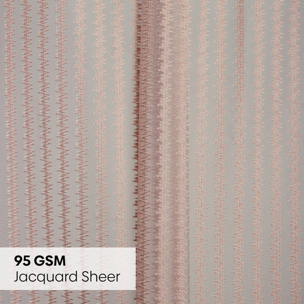 Polyester JacquardCurtains Desert Blush, Blush