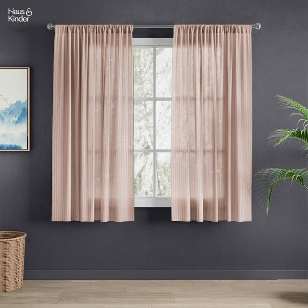 Polyester JacquardCurtains Desert Blush, Blush
