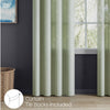 Polyester JacquardCurtains Sage Ripple, Olive