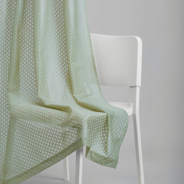 Polyester JacquardCurtains Sage Ripple, Olive