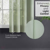Polyester JacquardCurtains Sage Ripple, Olive