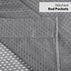 Polyester JacquardCurtains Silver Ripple, Grey