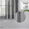 Polyester JacquardCurtains Silver Ripple, Grey