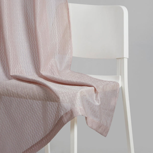 Polyester JacquardCurtains Sand Ripple, Blush
