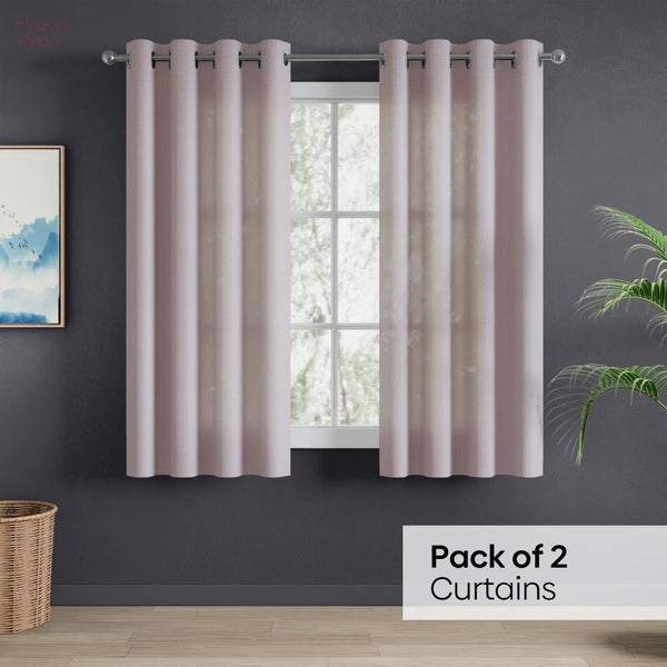 Polyester JacquardCurtains Sand Ripple, Blush