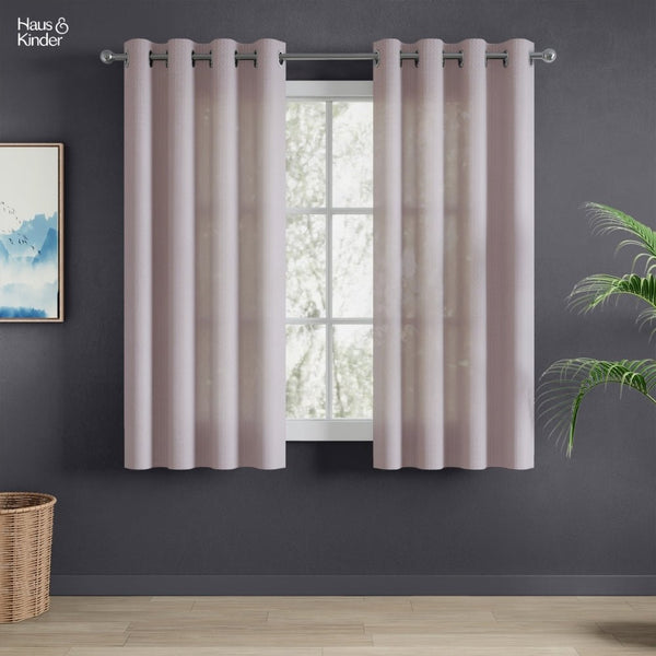 Polyester JacquardCurtains Sand Ripple, Blush